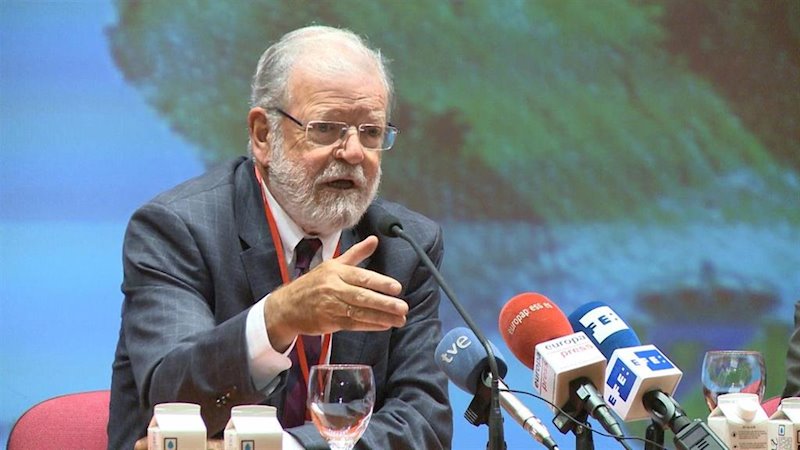 ep el ex presidente extremeno juan carlos rodriguez ibarra durante una conferencia