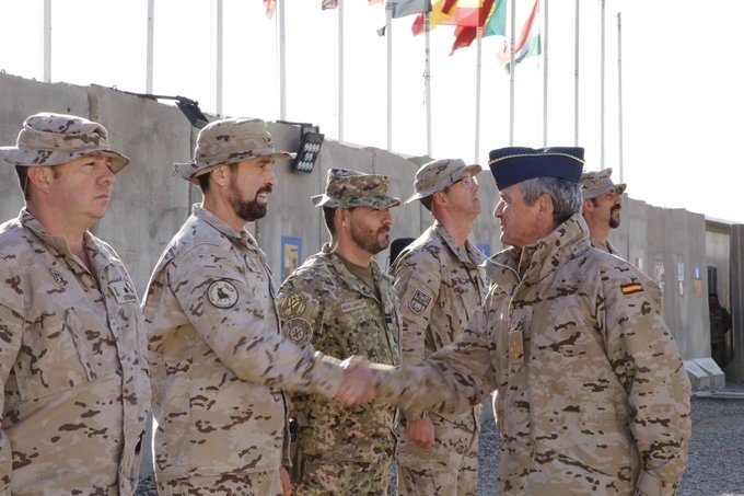 ep el jefe del estado mayor de la defensa jemad general miguel angel villarroya en una visita a