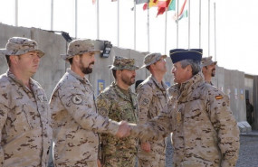 ep el jefe del estado mayor de la defensa jemad general miguel angel villarroya en una visita a