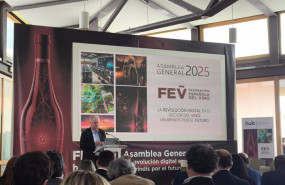 ep el presidente de la federacion espanola del vino fev pedro ferrer durante la asamblea general de