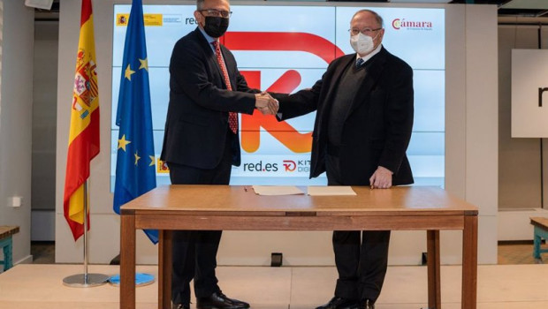 ep el presidente de redes alberto martinez lacambra y el presidente de la camara de comercio de