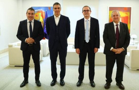 ep el presidente del gobierno pedro sanchez se reune con el nuevo consejero delegado del grupo
