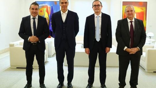 ep el presidente del gobierno pedro sanchez se reune con el nuevo consejero delegado del grupo