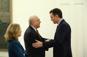 ep el secretario general de la ocde angel gurria y el presidente del gobierno de espana pedro