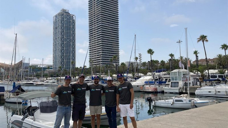 Equipo de Click&Boat y Nautal en el Puerto Olímpico de Barcelona | CLICK&BOAT ep equipo de clickboat y nautal en el puerto olimpico de barcelona