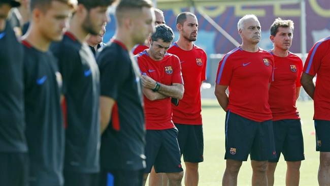 Ernesto Valverde Barcelona entrenamiento atentado | FCB ep ernesto valverde barcelona entrenamiento atentado