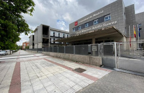 ep fachada de la residencia de ancianos adolfo suarez de madrid a la que efectivos del samur y