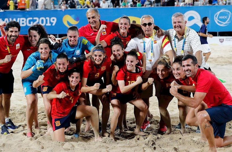 ep la seleccion femenina de futbol en los juegos mundiales de playa