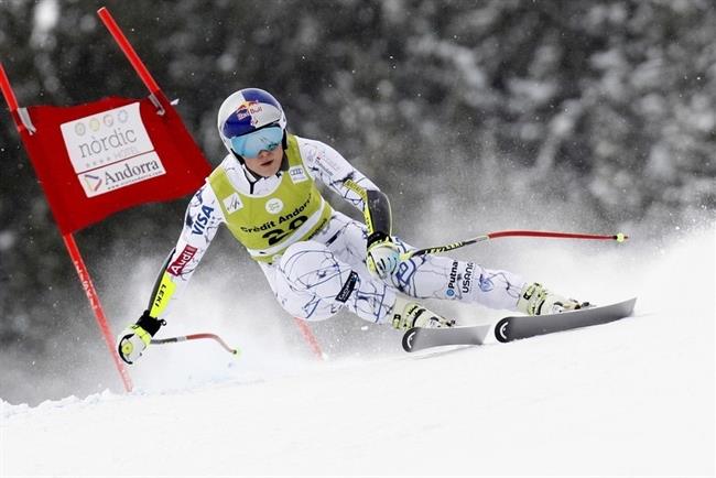 Lindsey Vonn en el Supergigante de la Copa del Mundo de Grandvalira | ALEXIS BOICHARD ep lindsey vonnsupergigantela copamundograndvalira