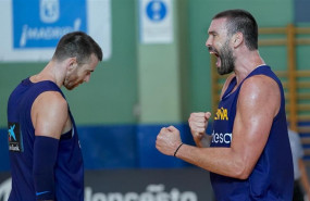 ep marc gasol celebravictor claverun entrenamientola seleccion espanolabaloncesto