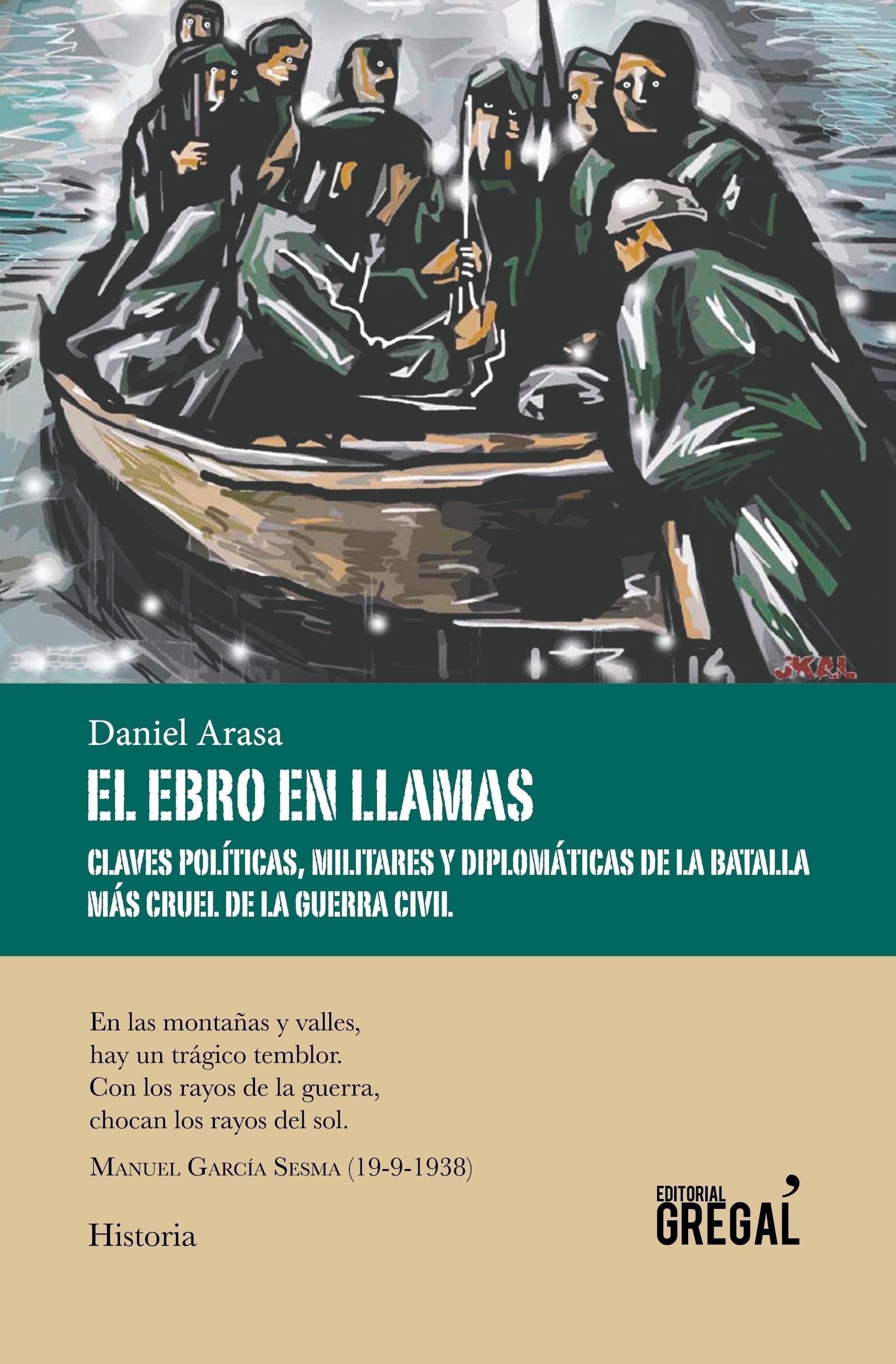 Portada de 'El Ebro en llamas' | EDITORIAL GREGAL ep portada de ebrollamas