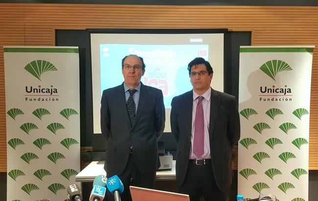Presentación de las becas USA de Unicaja | EUROPA PRESS/FUNDACIÓN UNICAJA ep presentacionlas becasde unicaja