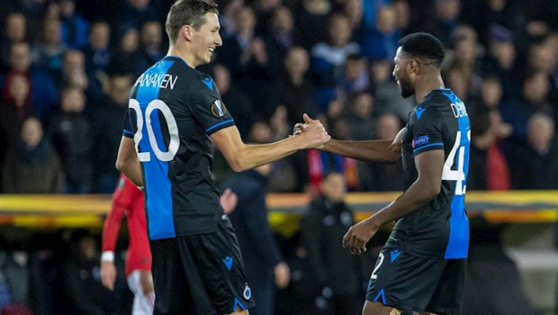 ep vanaken y bonaventure celebran un gol del brujas