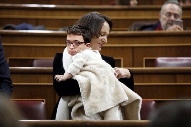 bescansa bebe errejón bescansa bebe errejón