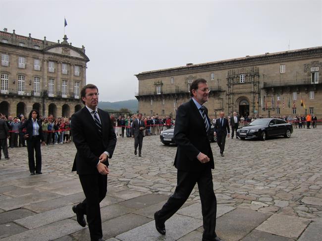 Alberto Núñez Feijóo Y Mariano Rajoy A Su Llegada A La Catedral | EUROPA PRESS - Archivo ep alberto nunez feijoomariano rajoysu llegadala catedral