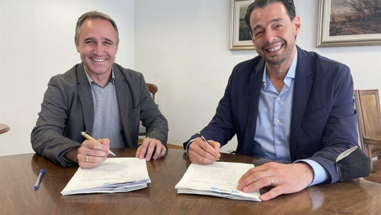 Alfonso Sanchez, consejero delegado de Vanadis y nuevo director general de Baufest en España, y Ángel Pérez Puletti, consejero delegado de Baufest. | BAUFEST ep alfonso sanchez consejero delegado de vanadis y nuevo director general de baufest en espana y