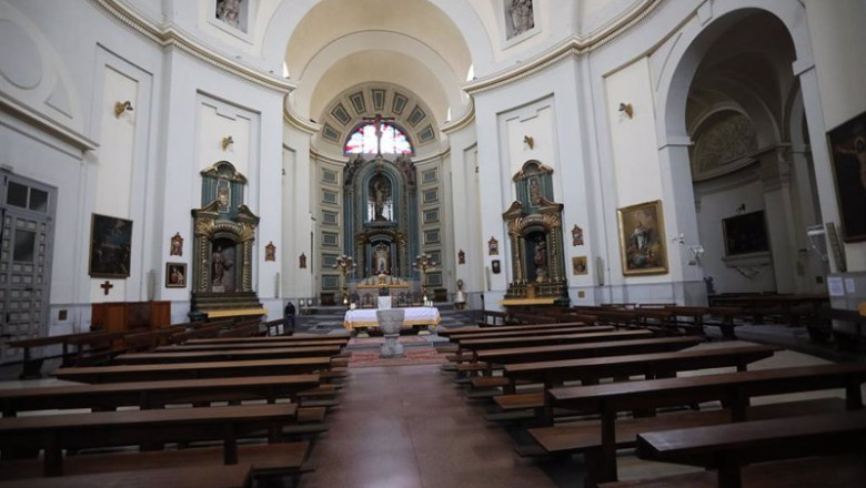 Archivo - Interior de una Iglesia en Madrid. | Marta Fernández Jara - Europa Press - Archivo ep archivo interior de una iglesia en madrid