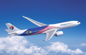 ep avion de airbus operado por malaysia airlines