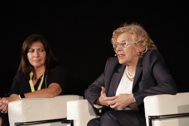 Carmena y la alcaldesa de París | AYUNTAMIENTO DE MADRID ep carmenala alcaldesaparis
