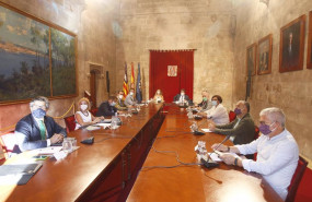 ep celebracion de la mesa de dialogo social en la sede de la presidencia del govern balear en palma ep celebracion de la mesa de dialogo social en la sede de la presidencia del govern balear en palma