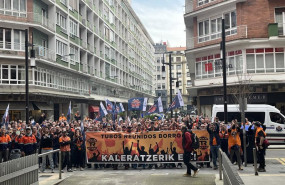 ep concentracion de parte de la plantilla de tubos reunidos en bilbao