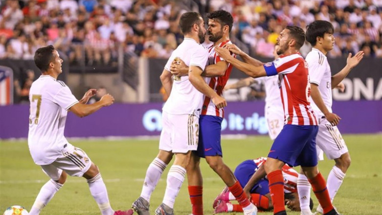 Dani Carvajal discute con Diego Costa. | William Volcov/ZUMA Wire/dpa ep dani carvajal discutediego costa