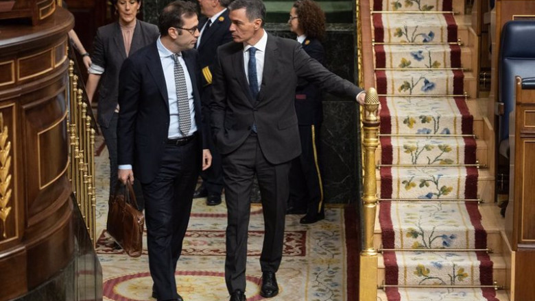 ep el ministro de economia carlos cuerpo i y el presidente del gobierno pedro sanchez d llegan a una ep el ministro de economia carlos cuerpo i y el presidente del gobierno pedro sanchez d llegan a una