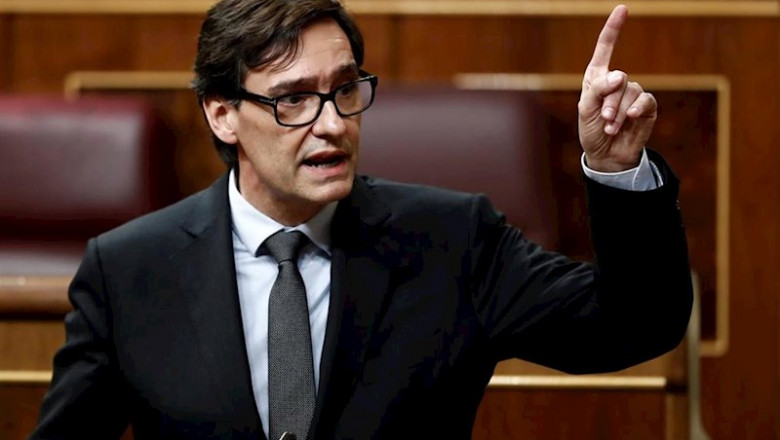 ep el ministro de sanidad salvador illa durante un pleno del congreso ep el ministro de sanidad salvador illa durante un pleno del congreso