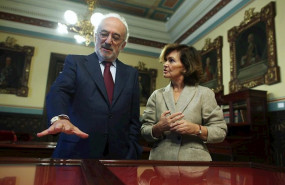 ep el presidente de la real academia de la lengua espanola santiago munoz machado y la