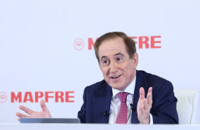 ep el presidente de mapfre antonio huertas durante la presentacion de resultados de mapfre en su 20240224121003