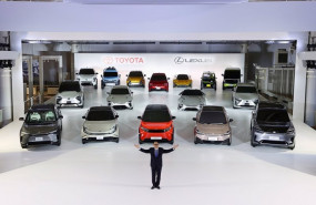 ep el presidente de toyota motor corporation akio toyoda ha presentado este martes la estrategia de