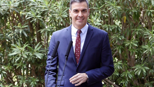 ep el presidente del gobierno pedro sanchez ofrece una rueda de prensa a su llegada al palacio de