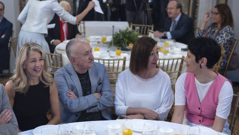ep i d la vicepresidenta segunda y ministra de trabajo yolanda diaz el secretario general de ugt