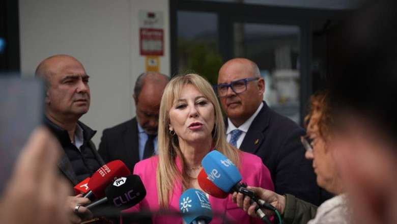 ep la consejera de economia y portavoz del gobierno andaluz carolina espana este viernes atendiendo