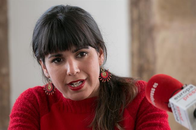 La líder andaluza de Podemos, Teresa Rodríguez, durante la entrevista | EUROPA PRESS ep la lider andaluzapodemos teresa rodriguez duranteentrevista