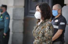 ep la presidenta de la comunidad de madrid isabel diaz ayuso participa en el minuto de silencio por 20200525210402