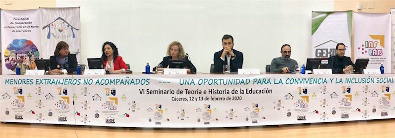 ep la uex organiza un seminario para mejorar la acogida de menores no acompanados