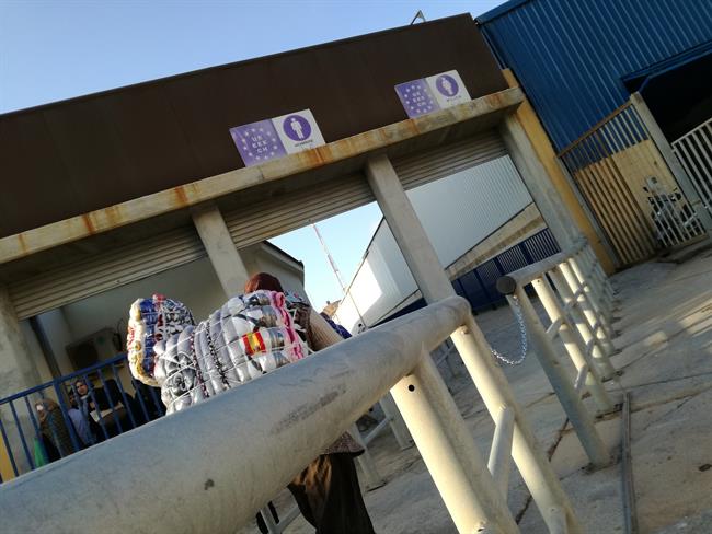 Paso del Tarajal II en Ceuta | EUROPA PRESS/CEDIDA ep pasotarajal iiceuta