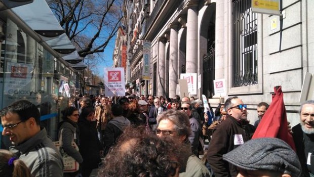 ep protestatrabajadoresteatrola zarzuelacultura