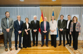 ep reunion del ministro de industria y turismo jordi hereu con los representantes de stanpa