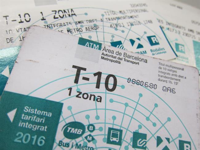 Tarjeta T10 del metro de Barcelona | EUROPA PRESS ep tarjeta t10metrobarcelona