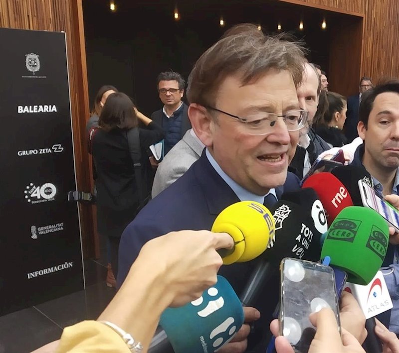 ep ximo puig atiende a los medios este martes