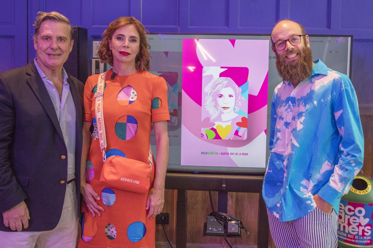 Agatha Ruiz de la Prada diseña para Ecovidrio una colección de NFTs solidarios