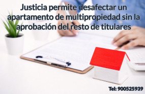 desafectar apartamento multipropiedad