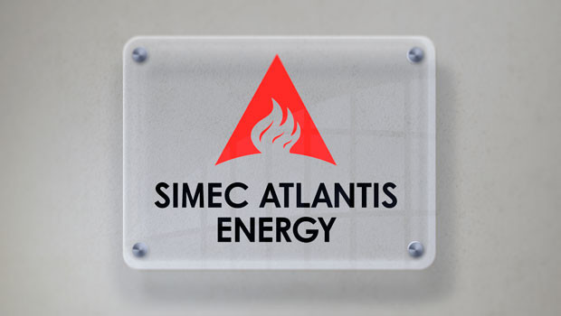 dl simec 아틀란티스 에너지 목표 조력 전기 에너지 생성 기술 로고