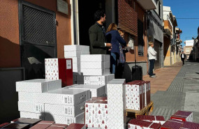 entrega de sadival cestas de navidad   llocnou de la corona 