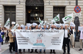 ep archivo   el sindicato csif reclama ante el ministerio de hacienda el primer convenio colectivo