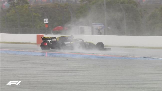 Carlos Sainz bajo la lluvia en el GP de Alemania | F1 ep carlos sainz bajolluviagpalemania