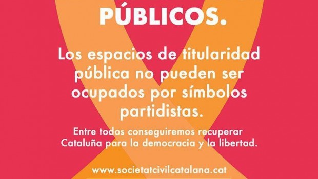 ep cartelsccdenunciar simbolos independentistasla via publica