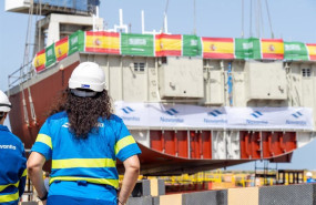 ep colocacion de la quilla para la primera corbeta del segundo programa firmado con arabia saudi